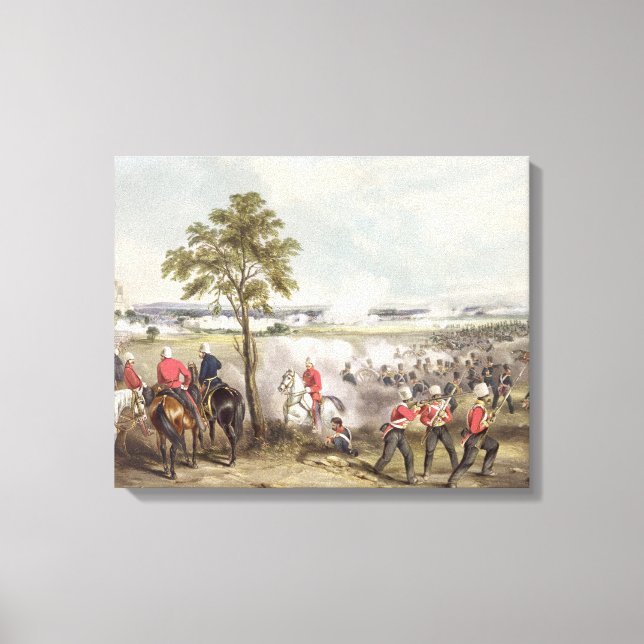 Striden om Goojerat den 21 februari 1849, Günter Canvastryck (Framsida)