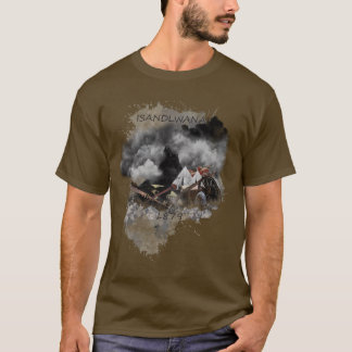 Striden om Isandlwana 1879 Zulu versade British T T Shirt