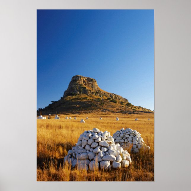 Striden om Isandlwana Memorial nära Nqutu Poster (Framsidan)