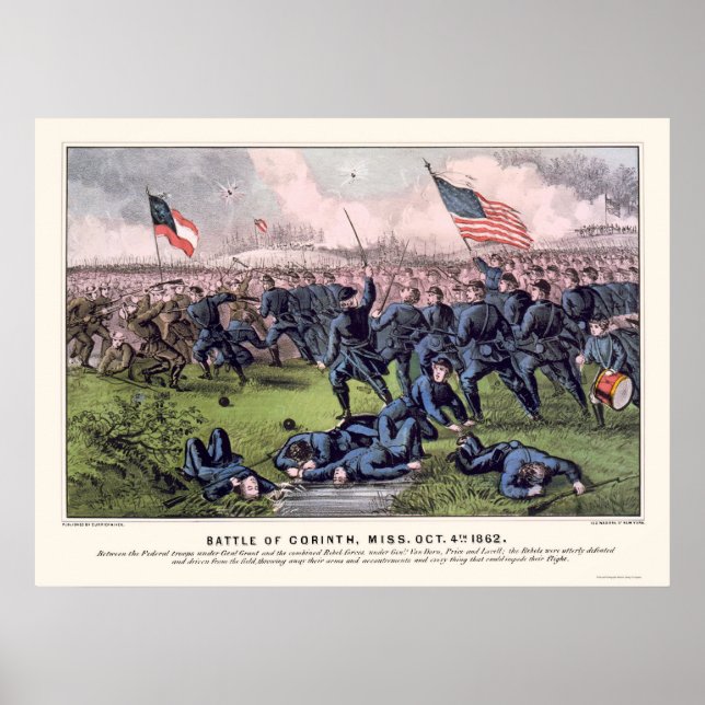 Striden om Korint 1862 Poster (Framsidan)