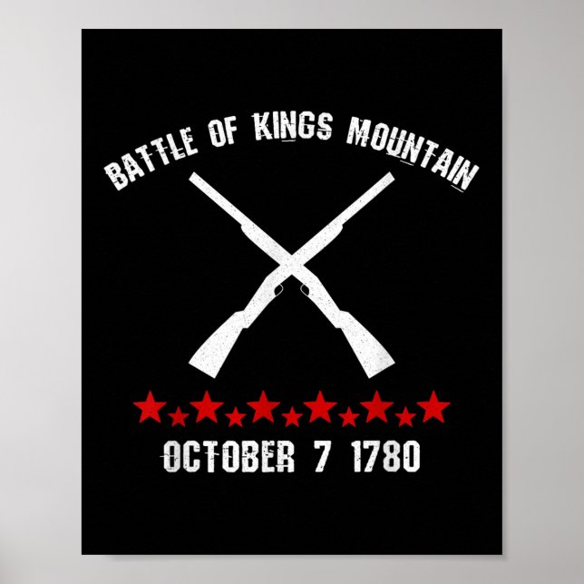 Striden om Kung, revolutionära Krig 1780 Re Poster (Framsidan)