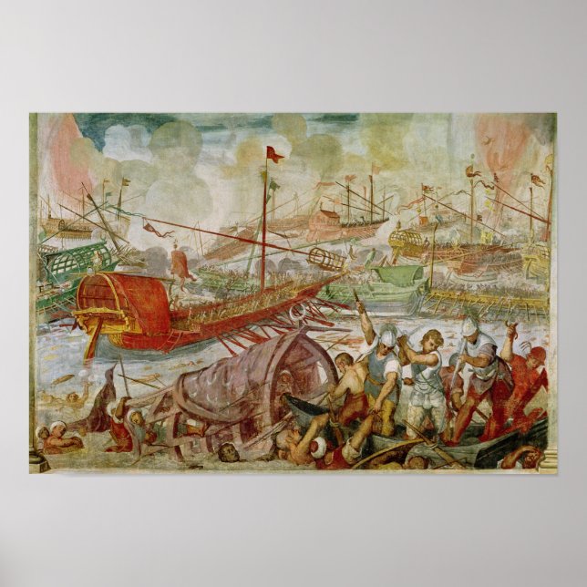 Striden om Lepanto, 1571, 1600 Poster (Framsidan)