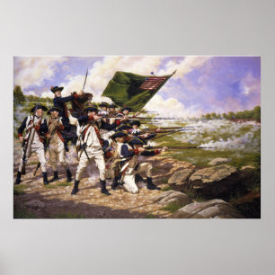 Striden om Long Island av Domenick D'Andrea Poster