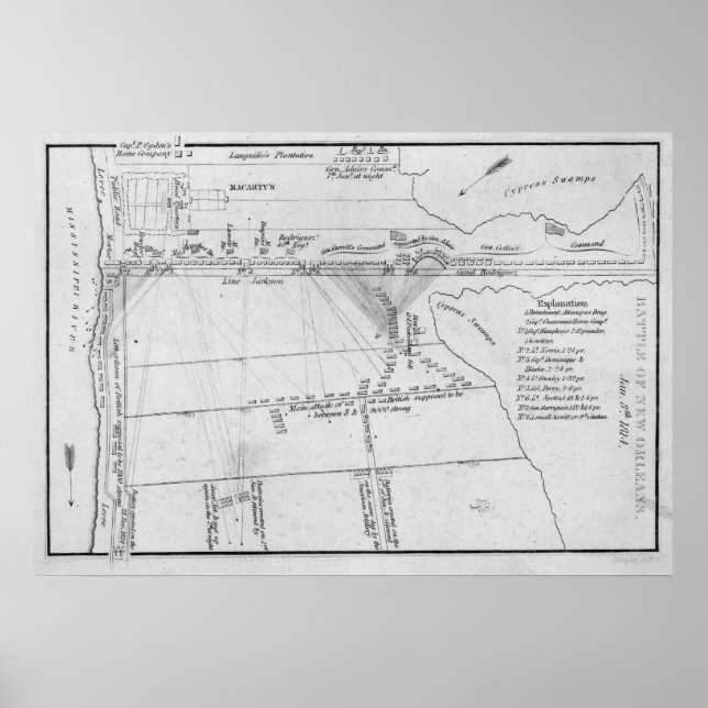 Striden om New Orleans Poster (Framsidan)