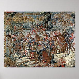 Striden om Pavia. Poster