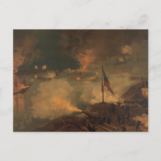 Striden om Port Hudson Vykort (Framsida)