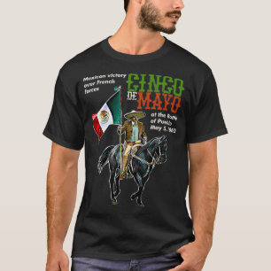 Striden om Puebla den 5 maj 1862 Cinco De Mayo Gif T Shirt