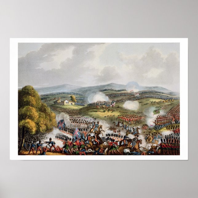 Striden om Quatre Bras, 16 juni 1815, från "The M Poster (Framsidan)