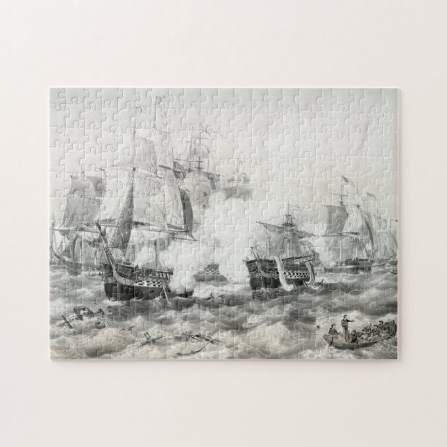 Striden om Sjö Erie Pussel (Horisontell)