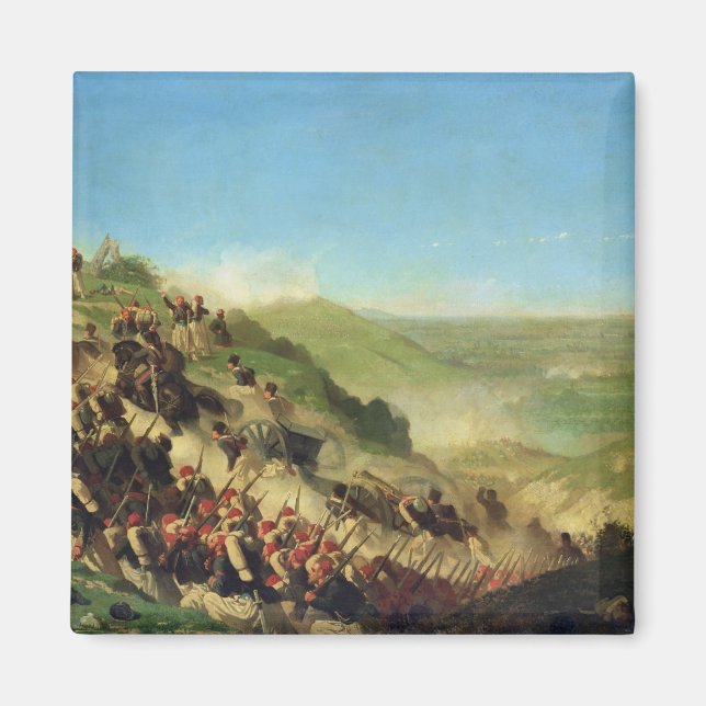 Striden om Solferino den 24 juni 1859 Magnet (Framsidan)