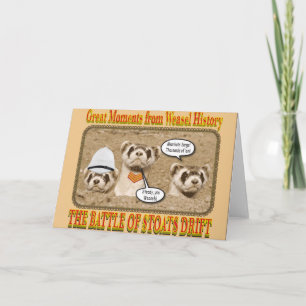 Striden om Stoats Drift Notecard Kort