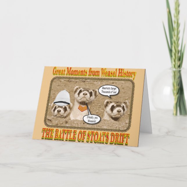Striden om Stoats Drift Notecard Kort (Framsida)