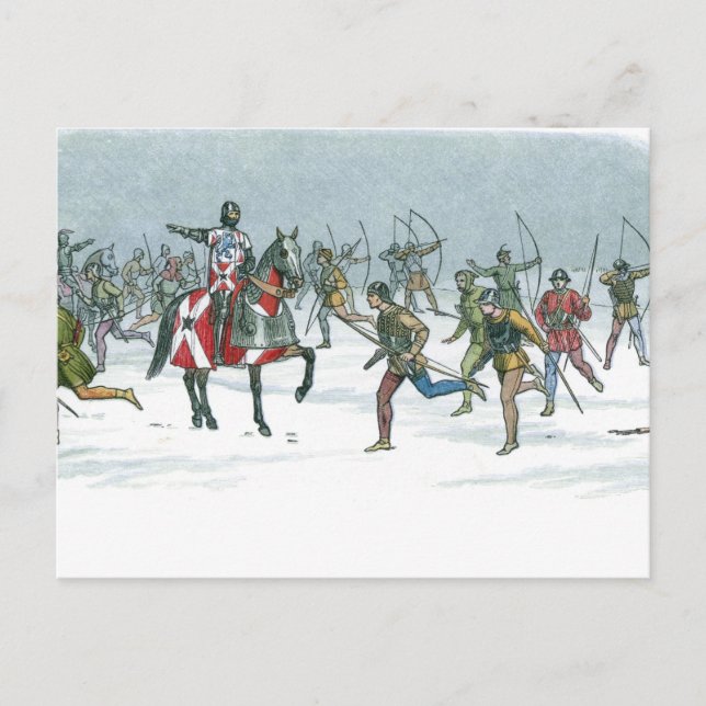 Striden om Towton 1461 Vykort (Framsida)