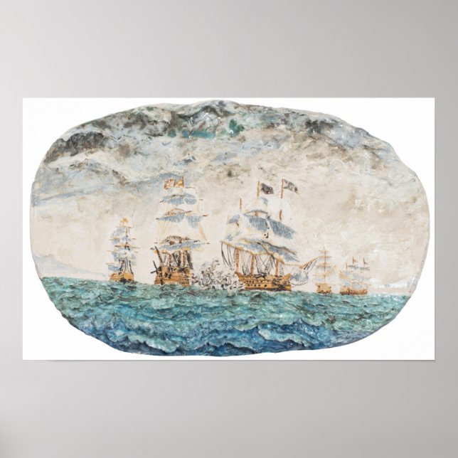 Striden om Trafalgar 1805 1998 Poster (Framsidan)