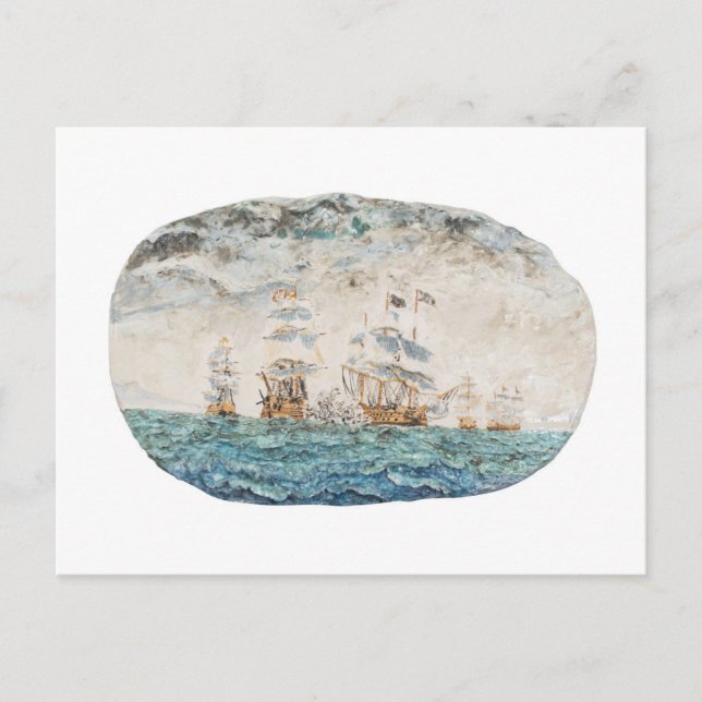 Striden om Trafalgar 1805 1998 Vykort (Framsida)