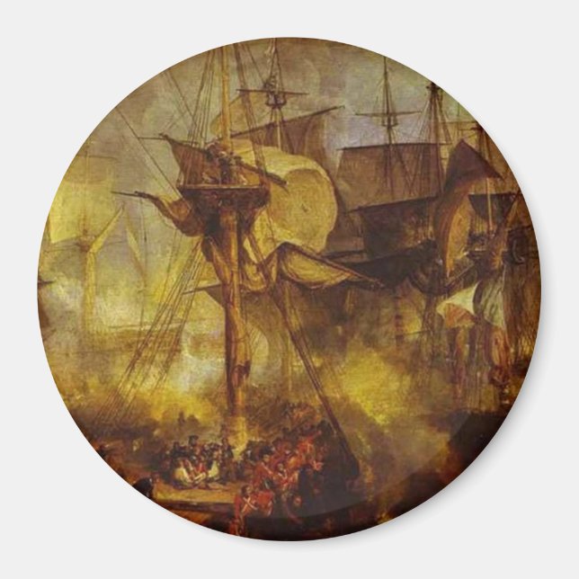 Striden om Trafalgar 1808 Magnet (Framsidan)