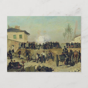 Striden om Villejuif, Siege of Paris, 1870 Vykort