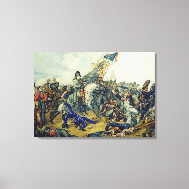 Striden om Waterloo 1815, 1831 Canvastryck (Framsida)