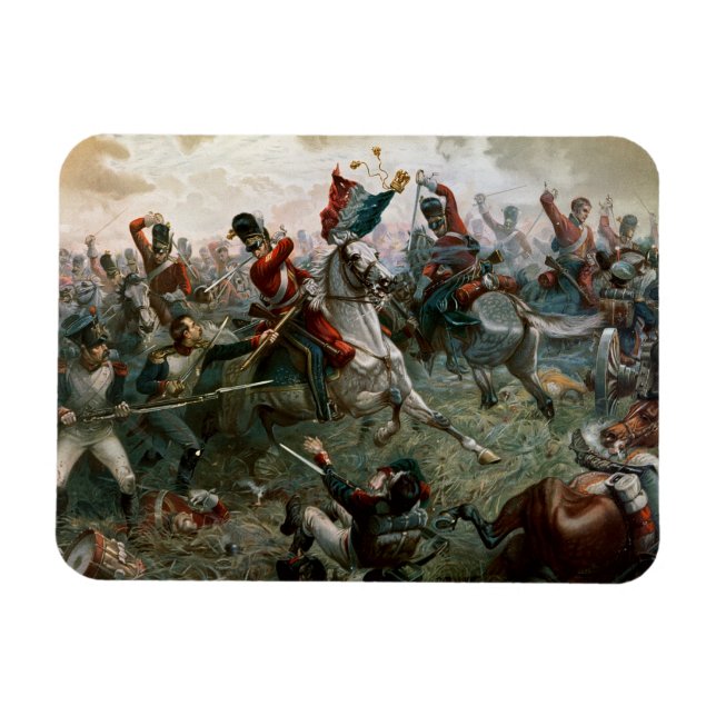 Striden om Waterloo den 18 juni 1815, 1898 (färg l Magnet (Horisontell)