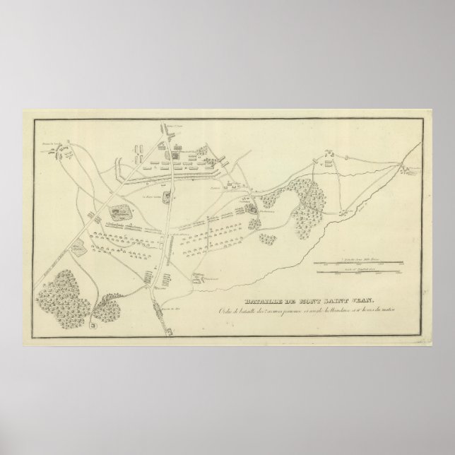 Striden om Waterloo i Belgien Poster (Framsidan)