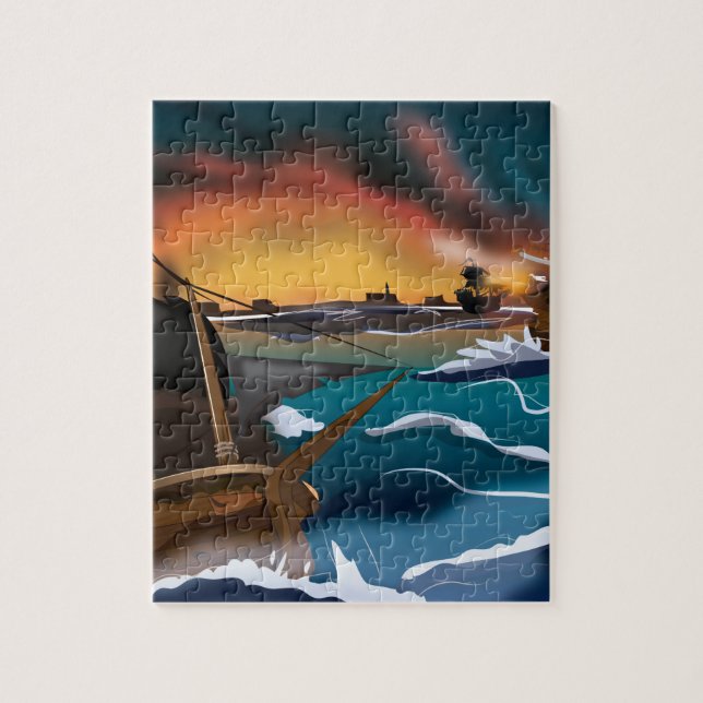 Striden om Waterloo Pussel (Vertikal)