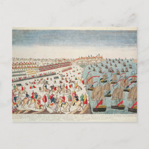 Striden om Yorktown den 19 oktober 1781 Vykort