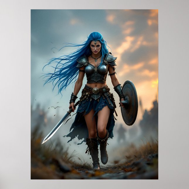 Stridens drottning  poster (Framsidan)