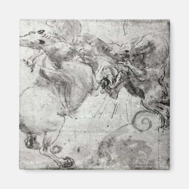 Strider mellan Rider och Dragon, 1482 Magnet (Framsidan)