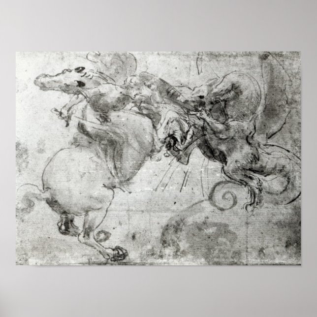 Strider mellan Rider och Dragon, 1482 Poster (Framsidan)