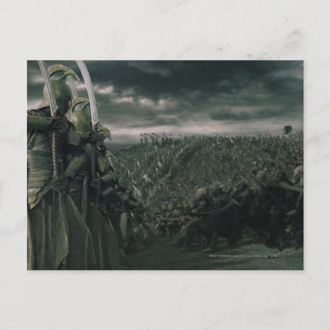 Strider mot Mitten jorden Vykort (Framsida)