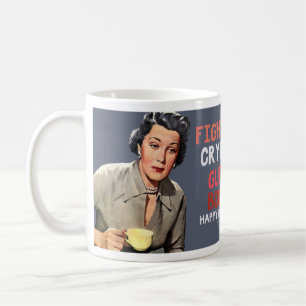 stridighet gråt, skuld, sprit. glad helg kaffemugg