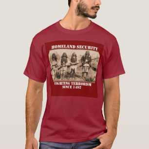 Stridighetterrorism efter 1492 tee shirt