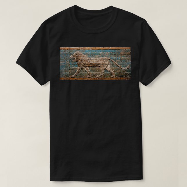 Striding Lejon Art NeoBabylonperioden T Shirt (Design framsida)