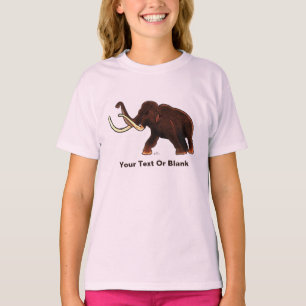 Striding Wooly Mammoth T Shirt