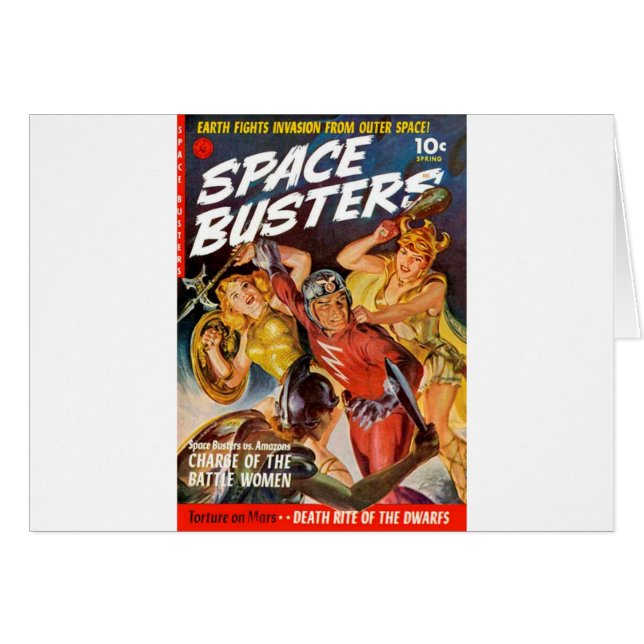 Stridkvinnor Hälsningskort (Framsidan Horizontal)