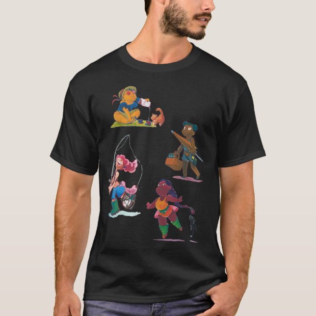 Stridsängel T Shirt (Framsida)