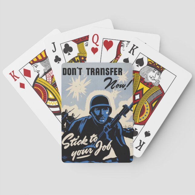 Stridsfält Strandhuvud Anfall av Amerikanska Kriga Casinokort (Baksidan)