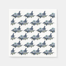 Stridsflygplans Pappersservetter, Militärflygplans