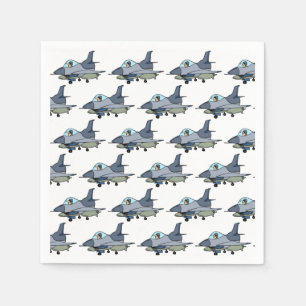 Stridsflygplans Pappersservetter, Militärflygplans Pappersservett