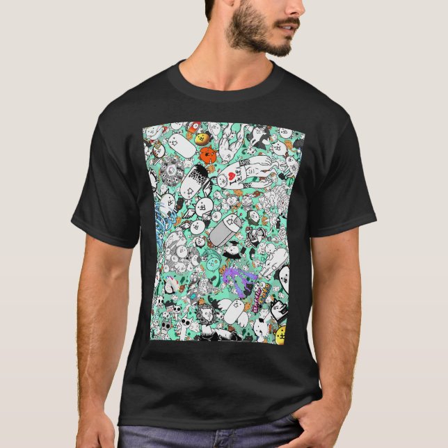 Stridskatter T Shirt (Framsida)