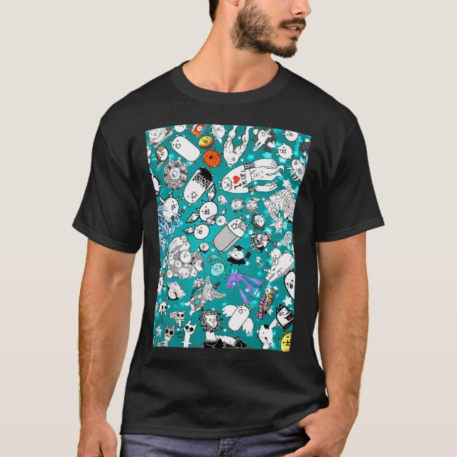 Stridskatter T Shirt (Framsida)