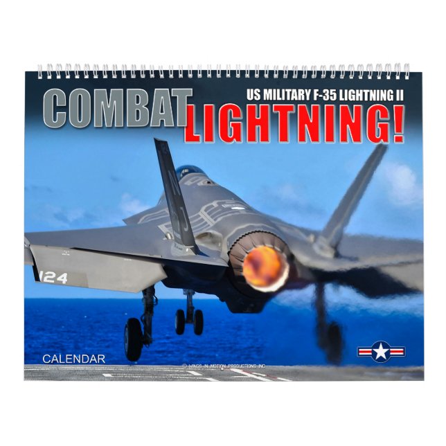 STRIDSLYN! - Amerikanska F-35 Lightning II Kalender (Omslag)