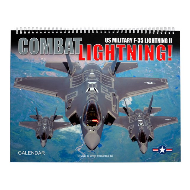 STRIDSLYN! - Amerikanska F-35 Lightning II Kalender (Omslag)