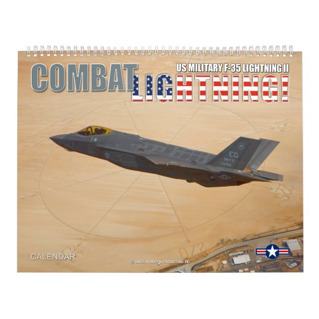 STRIDSLYN! - Amerikanska F-35 Lightning II Kalender (Omslag)