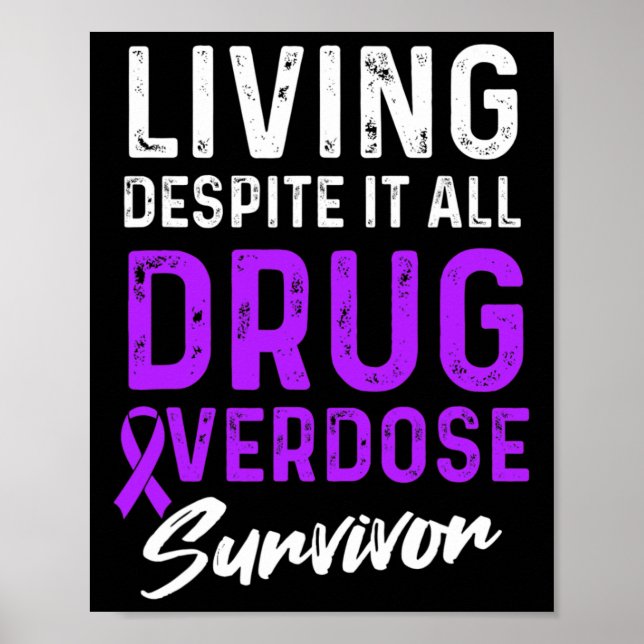 Stridsöverlevande för medvetenhet om överdos av lä poster (Framsidan)