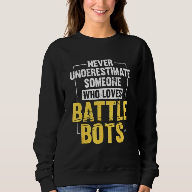 Stridsrobottekniker 1 för Battle Bots Robotics T Shirt (Framsida)