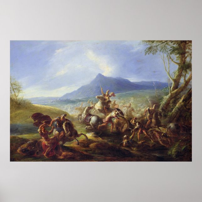 Stridsscen, före 1680 poster (Framsidan)