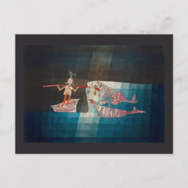 Stridsscen från sjöfararoperan av Paul Klee Met Vykort