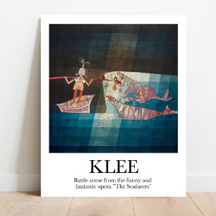 Stridsscenen vid Paul Klee Poster