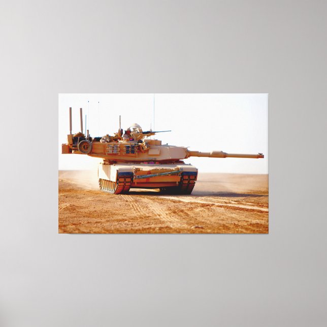 STRIDSTANK – M1 Abrams 40x60 Canvastryck (Framsida)